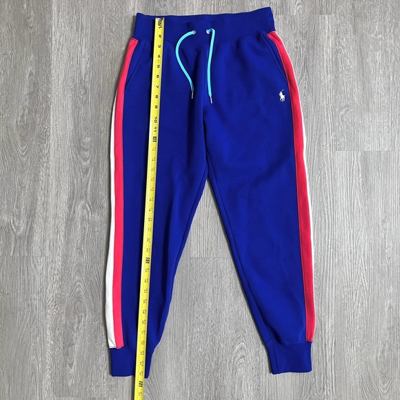 Polo Ralph Lauren Striped Joggers Women's Size S Blue Sweatpants Colorblock - Picture 7 of 10